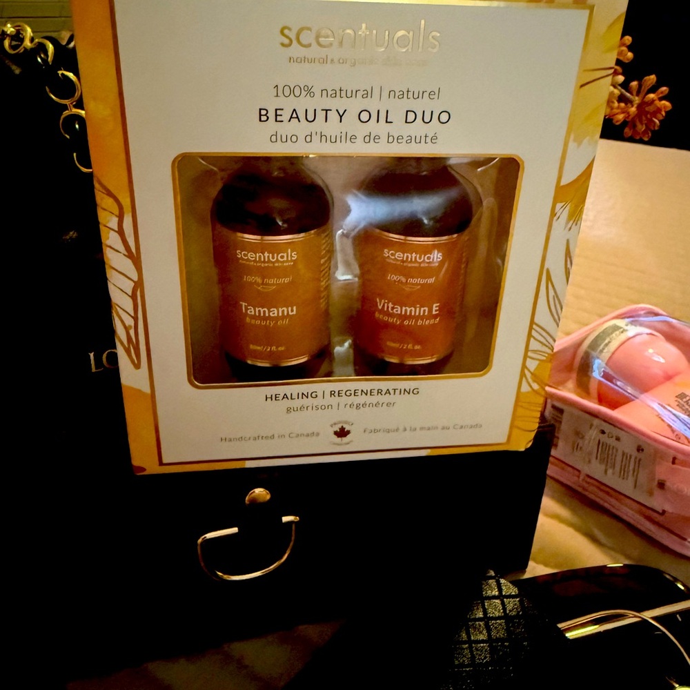 Scentuals Beauty Oil Duo, 100% Otganic, made in Canada 🇨🇦, Brand New/ Box $44 Rt